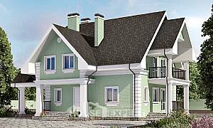 خطط البيوت مع الطابق العلوي الإضافي